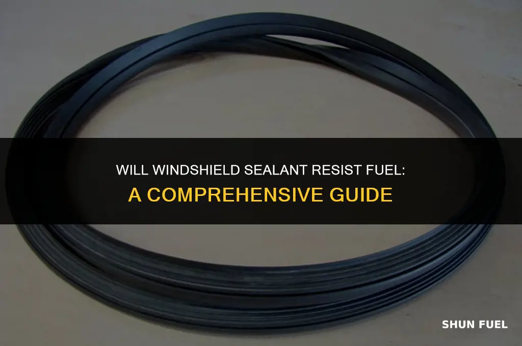 will windshild sealent resisit fuel
