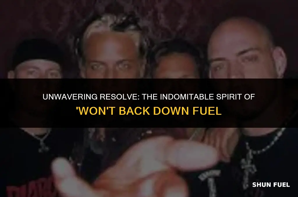 won t back down fuel