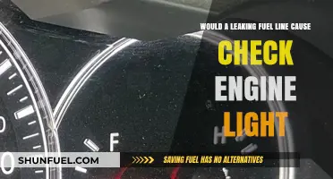 Leaking Fuel Line: When the Check Engine Light Ticks