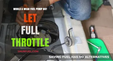 Weak Fuel Pump: Hindering Full Throttle Performance?