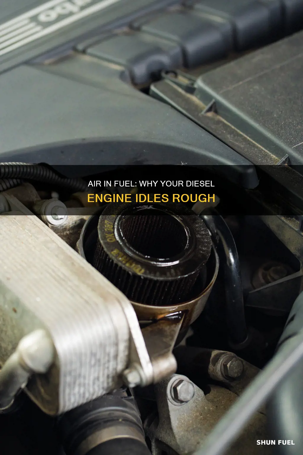 would air in fuel cause diesel to idle rough