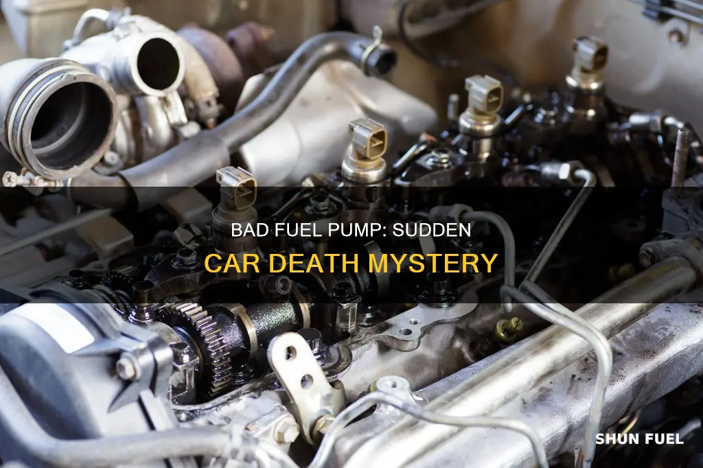 would bad fuel pump cause car to die suddenly