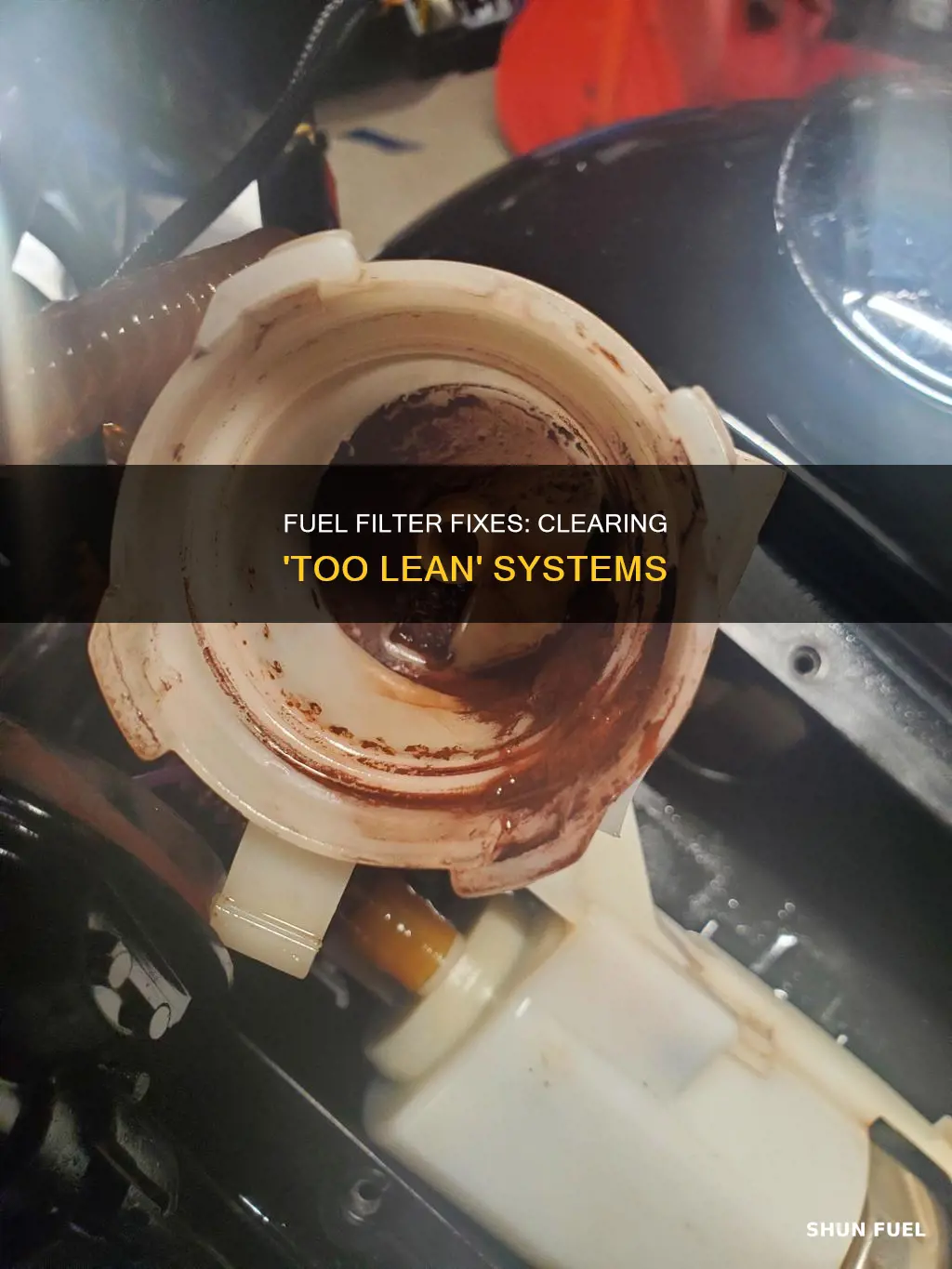 would changing a fuel filter clear system too lean