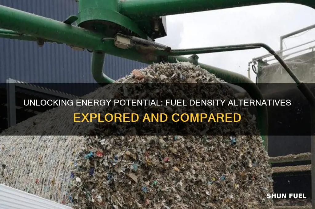 would have to be used to equal the fuel density